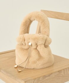 earth music&ecology アーチハンドルファーバッグ