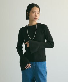 Green Parks armonia．袖フレアニットプルオーバー