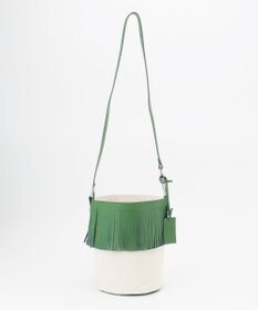 23区 【STORY7月号掲載】MARCO MASI レザーキャンバスコンビ ショルダーバッグ