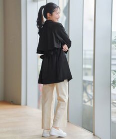 Tiaclasse ステンカラーフレアミドルコート