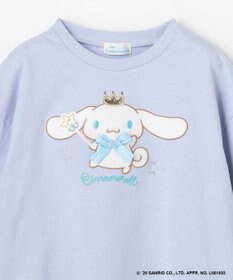 ANY KIDS 【シナモロール×ANY KIDS】アップリケ 長袖Tシャツ
