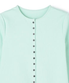 UNFILO ドライタッチリブ カーディガン