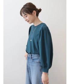 AMERICAN HOLIC ドルマンギャザー７分袖カットプルオーバー