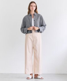 BEIGE， 【洗える】BROIS / コットンシャツテールタンクトップ