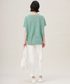 自由区 S 【接触冷感・UVカット・吸水速乾・抗菌防臭・洗える】ハイカウントフォルム Tシャツ