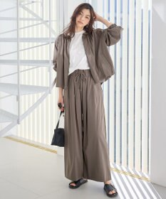 ANY 【新色追加/ウエストゴム】清涼リラックスハイウエストパンツ