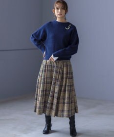 組曲 S コットンベア天竺 カフス袖ロングTシャツ