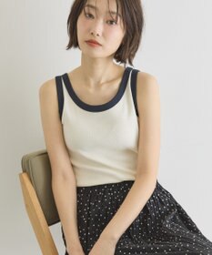 AMERICAN HOLIC バイカラーテレコタンクトップ