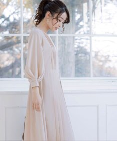 Tiaclasse L 【洗える】シンメトリープリーツワンピース