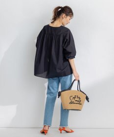 組曲 【洗える】ナチュラルローンスキッパー ブラウス