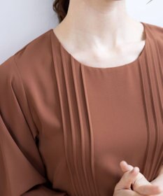 Tiaclasse L 【洗える】シンメトリープリーツワンピース