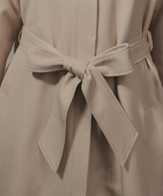 Tiaclasse ステンカラーフレアミドルコート