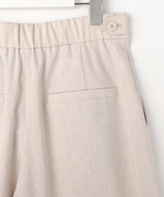 自由区 【SHIHOさん着用・セットアップ対応】リネンストレッチワイド パンツ
