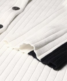 Paul Smith バイカラー スリット カーディガン