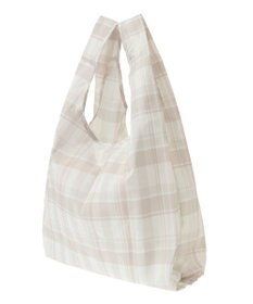 Maison de FLEUR チェックプリントエコバッグ