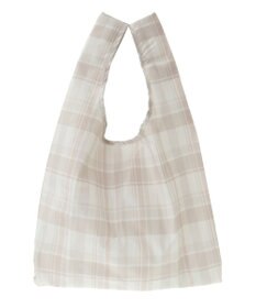 Maison de FLEUR チェックプリントエコバッグ