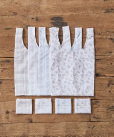 Maison de FLEUR チェックプリントエコバッグ