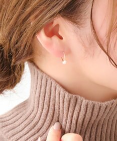 Phoebe 【K10】フルールパールフープピアス