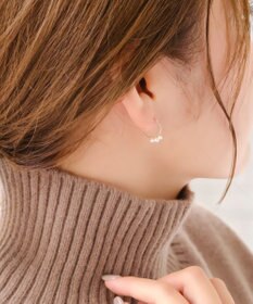 Phoebe 【K10】フルールパールフープピアス