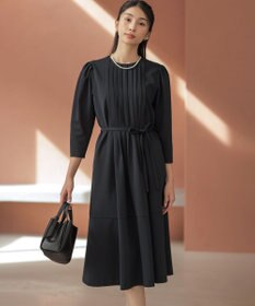 組曲 L 【KUMIKYOKU NAVY】フロントタックドレス