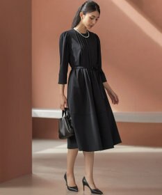 組曲 L 【KUMIKYOKU NAVY】フロントタックドレス