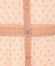 earth music&ecology ドットドビーシアー羽織ワンピース