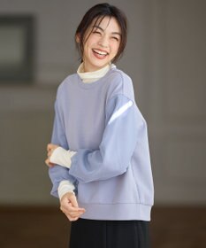 ANY L 【洗濯機可】チュールコンビダンボールプルオーバー