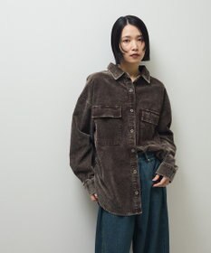 Green Parks ・ＥＬＥＮＣＡＲＥ　ＤＵＥ　ケミカルコーデュロイシャツ