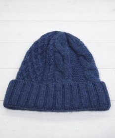 石田製帽 〈新色追加！〉カシミヤニット アラン編みワッチN ニット帽