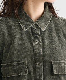 Green Parks ・ＥＬＥＮＣＡＲＥ　ＤＵＥ　ケミカルコーデュロイシャツ