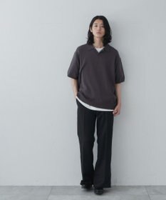 WEGO 【ユニセックス着用ITEM】スキッパーニットポロ