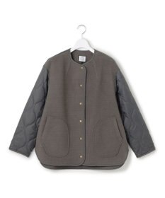 J.PRESS YORK STREET 【WOMEN】キルト×ジャージ ブルゾン