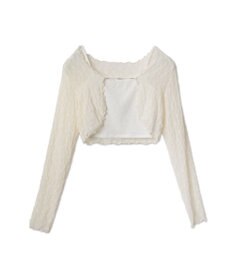 WEGO 【２点セット】アンサンブルレースカーデ