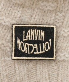 AURORA 【 LANVIN COLLECTION（ランバン コレクション） 】斜め切り替えニットワッチ