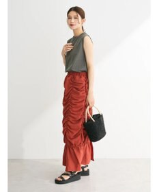 Green Parks ・ＳＵＧＡＲ　ＳＰＯＯＮ　ギャザーＩラインスカート