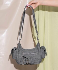 WEGO キラキラチャーム付きベルトショルダー