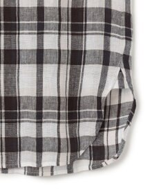 23区 【先行予約】LIBECOリネン チェック シャツ