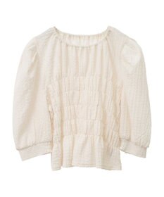 earth music&ecology ポコポコシャーリングトップス