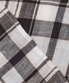 23区 【先行予約】LIBECOリネン チェック シャツ