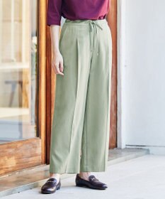 J.PRESS LADIES 【洗える】コットンセルロース チノ パンツ