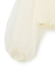 GRACE CONTINENTAL ギャザーチュールブルゾン