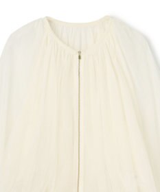 GRACE CONTINENTAL ギャザーチュールブルゾン