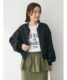 Green Parks ・ＳＵＧＡＲ　ＳＰＯＯＮ　エンボスチェックブルゾン