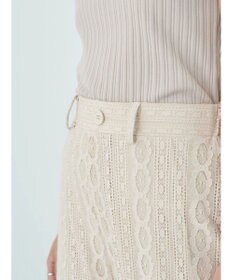 earth music&ecology フラワーレースパンツ