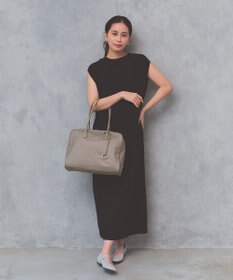 TOPKAPI 【Breath TOPKAPI】PRIM プリム ナイロン ラウンドスクエア ボストン トートバッグ チャーム付き　A4 / 軽量