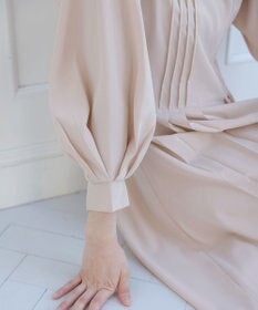 Tiaclasse L 【洗える】シンメトリープリーツワンピース