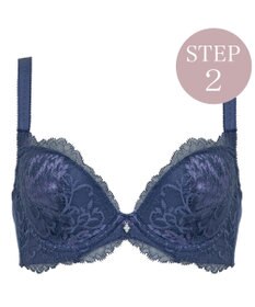 BRADELIS New York 【BRADELIS New York/ 育乳補整ブラ・STEP2 寄せる】ナオミステップ2ブラ25A1 補正下着 ブラジャー 谷間メイク