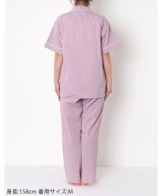 ワコール／睡眠科学 【パジャマ】　5分袖　長ズボン　綿100%　楊柳素材　睡眠科学／ワコール　YDT138
