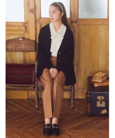 earth music&ecology サイドスリットルーズＶネックカーディガン