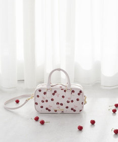 チェリー柄ボストンバッグ / Maison de FLEUR | ファッション通販